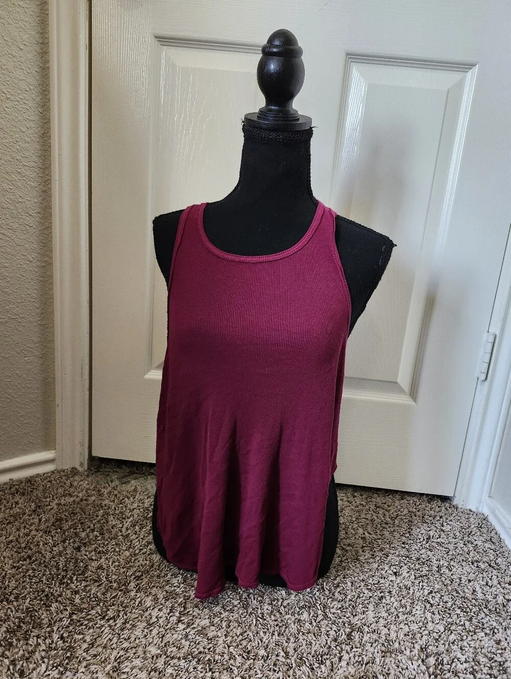 Intimately Free People Women’s Ribbed Tank Top - Wine S